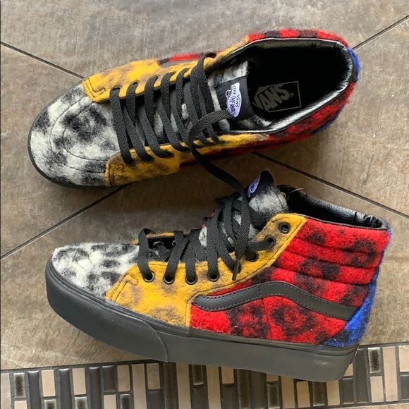 VANS SK8-Hi PLATFORM 2 Mix Leopard Multi/Black WMN - Picture 3 of 4